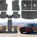 Car Floor Mats for 2024-2026 Mazda CX-90 Gas 6/7-Seat
