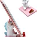 Cute Unicorn Cellphone Holder Stand Animal Smartphone Desk Holder for All Mobile Phones Cute Phone Stand Desk Ornament