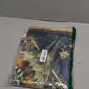 Blue Boho Area Rug 2x3 Vintage Floral Small Carpet Machine Washable Door Mat Low Pile Floor Rugs Flower Medallion Indoor Print Soft Non Slip Rug for Entryway Bathroom Kitchen Home Decor 2'x3' (Sapphire)