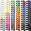 XunYee 90 Pcs Hair Clips Bulk Hair Claw Clips for Women Girls 4.1 Inch Large Rectangle Non-slip Square Strong Hold Jaw