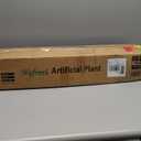 Tall Faux Olive Tree，6Ft(72in) Realistic Texture Potted Silk Artificial Olive Tree， Fake Olive Trees Indoor Outdoor for Home Office Living Room Bedroom Foyer Porch Decor