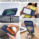 BENTOBEN Stronger Magnetic for iPhone 17 Pro Max Case 2025, [Fit for Mag-Safe], Military Grade Drop Protection, Slim for iPhone 17 Pro Max Case Translucent Matte Phone Case(6.9")-Blue