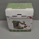 Smart Bird Feeder with Camera Solar Powered, AI Birds Species Identification, 2.5K HD Video Bird House with Camera for Outside, Weatherproof Design Ideal Gifts for Christmas, Bird Lovers, Green