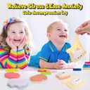 2 x Cat Taba Squishy Squeeze Toys, Kawaii FuFu Squishies PVC Sensory Toys, Rebound Stress Relief Toys, Party Favors, Birthday Gift, Squishy Toys for Adults Kids