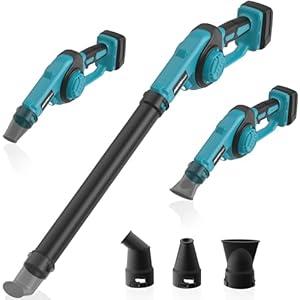 Cordless Leaf Blower Compatible with DEWALT 20V Max Battery (Bare Tool) 200MPH Small Electric Leaf Blowers w/ 3 Speeds Mode, Lightweight Mill Leaf Blowers Battery Powered for Patio