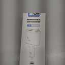 SUPERONE Retractable Car Charger for iPhone with Dual Type C Cables, 4 in 1 USB C Car Charger Adapter with PD 60W Fast Charging Compatible with iPhone 17 16 15 14 13 12 11 Pro/ XS/ XR/ SE/ iPad/ Airpods