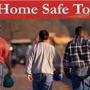 Accuform MBR426 Motivational Safety Banner, Legend "GO Home Safe Today", 28" Length x 4-ft Width, Reinforced Vinyl with Metal Grommets