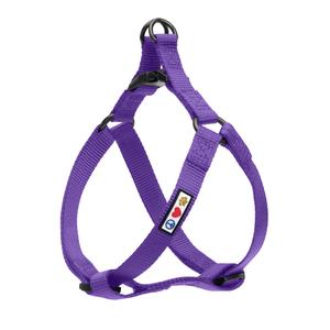 Pawtitas Solid Step-in Dog Harness Adjustable No-Pull Vest for Puppies to Seniors, Safe & Comfortable S Purple