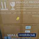 Rectangular Wall Mirror 36" x 24", Solid Wood Frame Bathroom Mirror, White