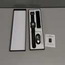 MorePro Health Fitness Tracker with Blood oxy-gen Monitor and 24/7 Heart Rate and Blood Pressure, Sleep Monitor, 120+ Sport Modes Waterproof Fitness Watch for Women Men Android iOS, Black