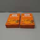 2 x Artscope Fall Pillow Covers 18x18 Inch Set of 4, Hello Fall Hello Pumpkin Buffalo Plaid Maple Leaves Harvest Outdoor Decorative Farmhouse Pillow Cases for Home Sofa Couch-Orange B