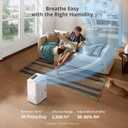 Kesnos 2,500 Sq. Ft. Energy Star 2025 Dehumidifier for Home & Basement, Ideal for Bedroom with Ultra Quiet 36 dB, 0.39-Gallon Water Tank with Drain Hose, 4 Pre-Set Modes, Auto Defrost, Timer