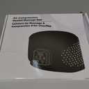 Lower Back Massager with Heat, Heating Pad for Back Pain Relief, Wrap Around Heating Pad with 4 Heat 3 Vibration, Adjustable Size, Touchscreen Control, Gifts for Women Men Mom Dad