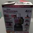 Ninja Food Processor, Professional Plus, 1000 Peak Watts, 4 Functions for Chopping, Slicing, Purees & Dough with 9-Cup Processor Bowl, 3 Blades, Food Chute & Pusher, Silver, BN601