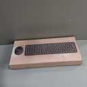 Wireless Keyboard and Mouse Combo, MOFII 104 Keys Full-Size Retro Round Keys Typewriter Keyboards Ergonomic Keyboards and Mouse Wireless for Windows, PC, Laptop, Desktop White