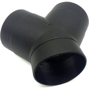 3 Way Y Shape Duct Connector, ABS Duct Spliter for Exhaust Fan Dryer Vent Hose