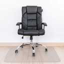 Kuyal Clear Chair mat for Hard Floors 48 x 48 inches Transparent Floor Mats Wood/Tile Protection Mat for Office & Home(48" X 48" Square)
