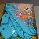 UMIKU Baby Play Mat Baby Tummy Time Mat Musical Activity Center for Infant with High-Contrast Piano Music & Light Newborn Babies Gifts for Boy Girl Babies 0-6 6-12 Months Dinosaur Style