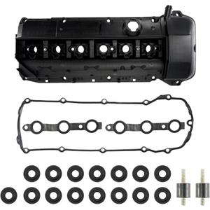PHILTOP V202765 Engine Valve Cover Compatible with BMW X5 535i 535i xDrive X3 335i X6 335i xDrive 435i 435i xDrive M235i 640i X4 135i X1 535i GT 640i, Valve Covers Kit w/Gaskets & Bolts