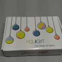 YOLIGHT Wishing Ball Curtain Lights 200 LED Window Curtain String Lights with Remote, USB Battery Powered Twinkle Globe Fairy Lights for Wedding Party Bedroom Christmas Decoration (Warm White)