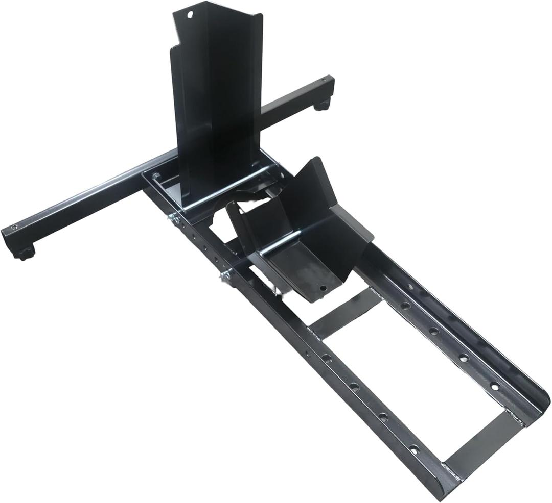 MaxxHaul 70271 Adjustable Motorcycle Wheel Chock Stand Heavy Duty 1800lb Weight Capacity