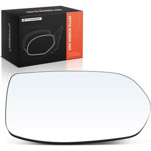 A-Premium Right Passenger Side Heated Mirror Glass with Backing Plate - Compatible with Honda CR-V CRV 2012-2022, HR-V HRV 2016-2022 - Exterior Side View Convex Mirror