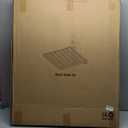 Threshold Ramp for Doorways,Adjustable Height 2.6"-7.3" Aluminum Wheelchair Ramp with Heightening Screws and Swivel Angle Leg,1100lbs Load Capacity, 30"x36'' Curb Ramp for Trolley,Power Chairs