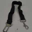 Dog Leash Nylon Adjustable Dogs Pet Safety Car Seat Belt Vehicle Lead Clip 7 Colors Length 70cm (Black)
