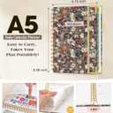 2 x 2026 Planner, Hardcover Weekly and Monthly Planner for Women, January 2026 - December 2026, Spiral Yearly Agenda Organizer Book 2026 with Tabs, Daily Calendar Planners for School Work Home, A5 (5.75" x 8.38"), Petals