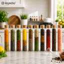 12pcs 10ml/0.34oz Mini Glass Test Tube, 15x100mm Small Candy Storage Tube with Cap, Tiny Flat Bottom Tube with Cork Stopper, Slender Vial Set for Scientific Experiments Lab Liquid Party Decor