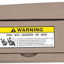 Left Driver Side Sun Visor Sunvisor Compatible with 2006 2007 2008 2009 2010 2011 06 07 08 09 10 11 Civic Replaces# 83280-SNA-A01ZE, Warm Gray