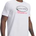Under Armour Men's Project Rock Iron Short Sleeve T Shirt (White, L)