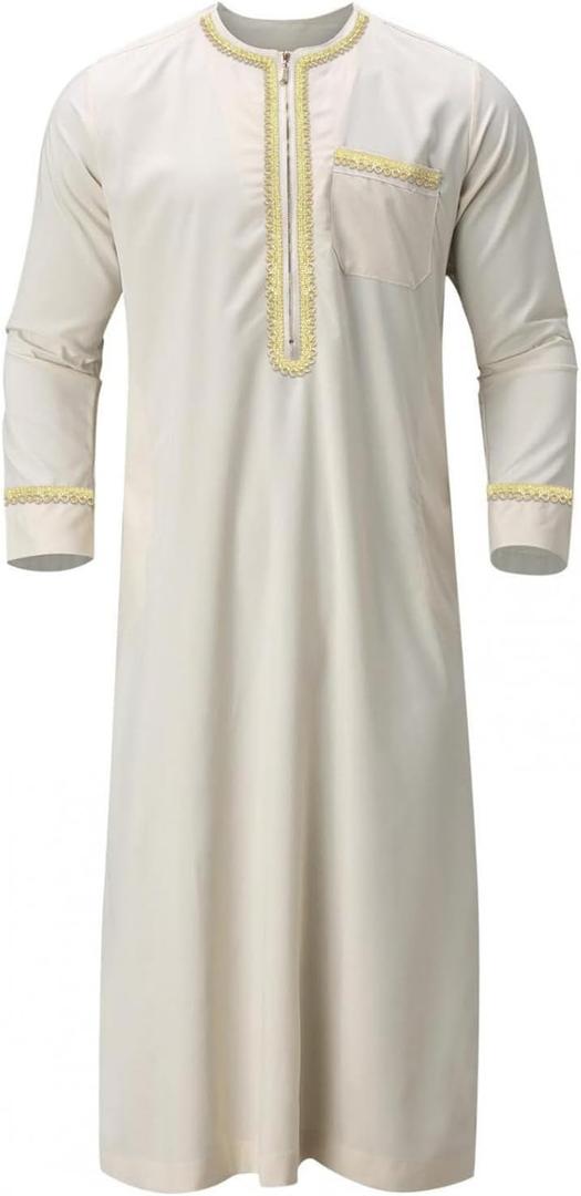 Muslim Clothes For Men Islamic Clothing Umrah Arabic Thobe Kaftan, Size: XX-Large