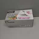 8 Blade All-in-1 Vegetable Chopper Mandoline Slicer with Container, Food Chopper, Onion Chopper, Veggie Cutter for Salad, Kitchen Gadgets Accessories Essentials, White