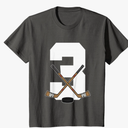 Kids Ice Hockey Kids Toddler Boys 3rd Birthday Ice Hockey T-Shirt, 3T Toddler