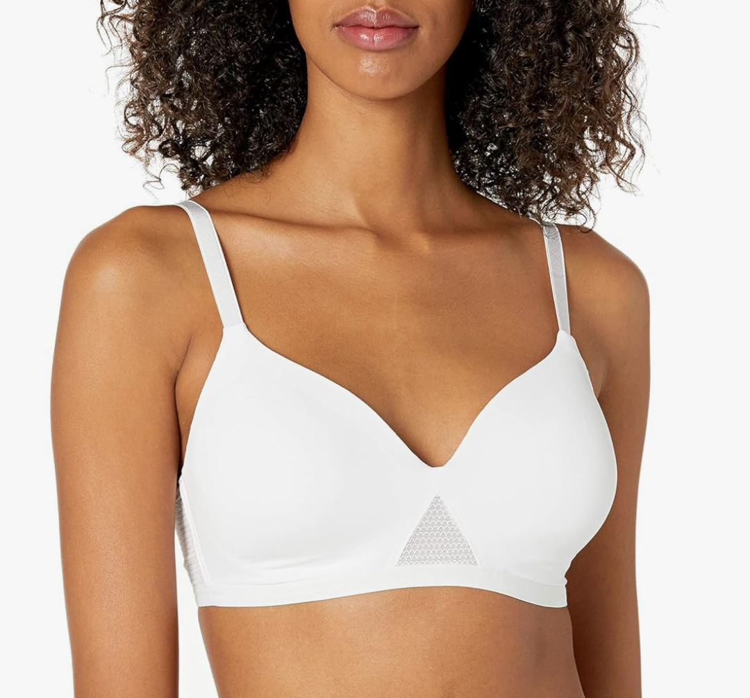Hanes Women's Oh So Light Wireless T-Shirt Bra with ComfortFlex Fit and Comfort Foam, L