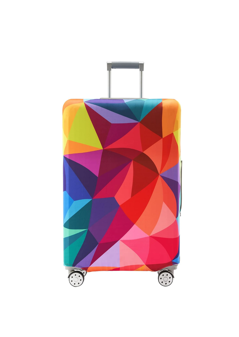 TRAVEL KIN Luggage Covers For Suitcase Tsa Approved,Suitcase Cover Protector Fit 18-32 Inch Luggage, Size: L(26-28inch suitcase)
