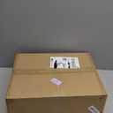 Marbrasse Metal Printer Stand for Desk with Storage Drawer and 2 Pen Holders, 2-Tier Desktop Organizer Printer Table for Home Office, Multi-Purpose Desk Organizer for Fax Machine Scanner Files(Black)