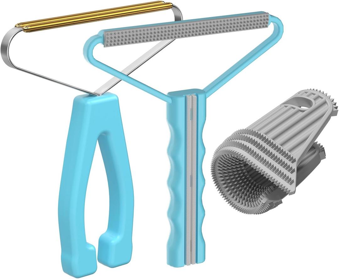 Pet Hair Remover,Pet Hair Removal Soft Brush,Fabric Shaver,Lint Remover,Lint Cleaner Pro,Carpet Rake,Dog Hair Remover and Cat Hair Remover for Rugs,Couch,Pet Towers(3 PCS)