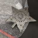 BCD Large Star Tree Topper 9.5" - Perfect for Country Christmas Tree