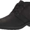 ECCO Men's Turn Ii Waterproof Lace Chukka Boot (10, Black Nubuck)