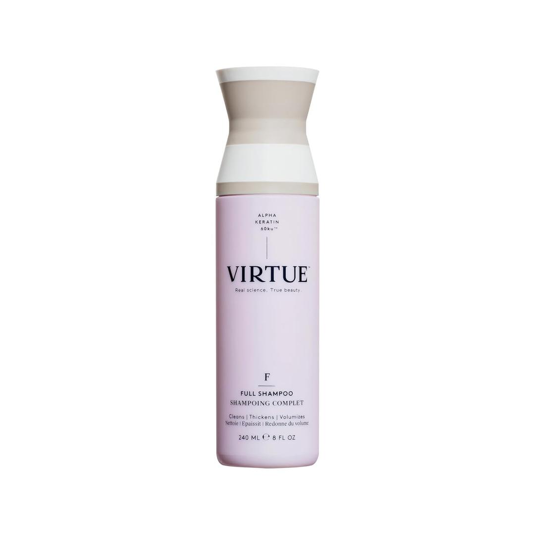 Virtue Full Sulfate Free Volumizing Shampoo Thickens Hair, Safe for All Hair Types, Color Safe (8 Fl Oz (Pack of 1))