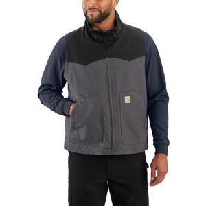 Carhartt Men's 106433 Montana Rugged Flex Duck Relaxed Fit Vest (Medium)