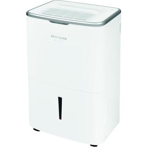 Frigidaire 50-Pint Smart Dehumidifier for Basement, Garage, Attic, 115V, Energy Star Moisture Absorber with Timer, Wi-Fi, App Control and Amazon Alexa & Google Home Compatibility in White