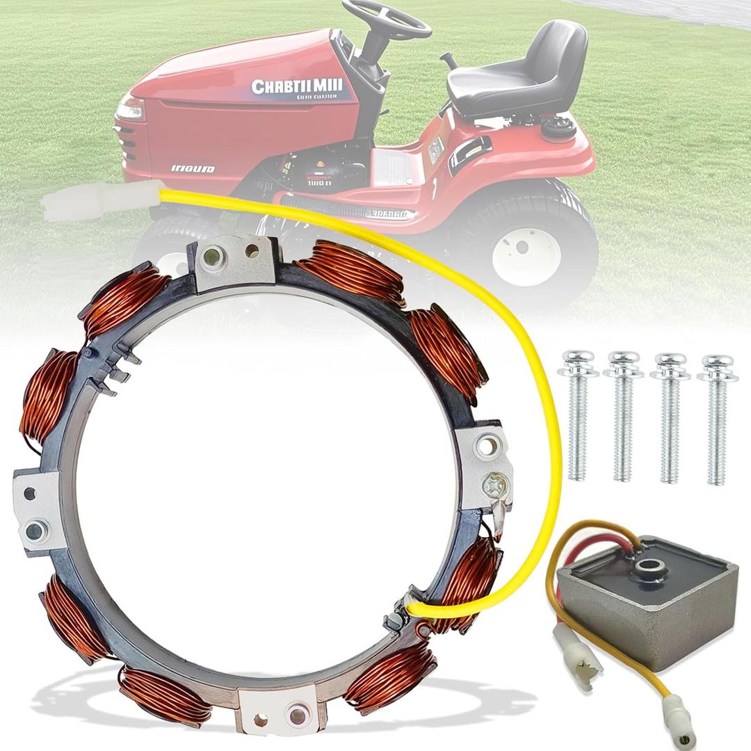 Chikia 592829 Alternator Stator Replacement For BriggsStratton 691063,393474,393800,391735,696457,691188 Craftsman DYT 4000 Cubcadet rzt50 Lawn Mover with 794360 Regulator