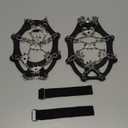 Ice Trekkers for Boots - Crampons Ice Cleats Traction Snow Grips for Boots Shoes with 23 Stainless Steel Spikes Anti Slip for Walking, Hiking, Climbing, Fishing and Mountaineering (Medium)