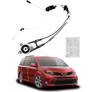 Sliding Door Cable, Compatible with 2011-2020 Toyota Sienna, Rear Right Passenger Side, Auto Door Spool Control Wiring Repair Kit, Power Sliding Door Wire System, w/o Motor, Replace# 85016-08010