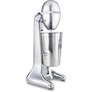 Hamilton Beach DrinkMaster Electric Drink Mixer, Retro Milkshake Maker & Milk Frother, 2 Speeds, Extra-Large 28 oz. Stainless Steel Cup, Classic Chrome