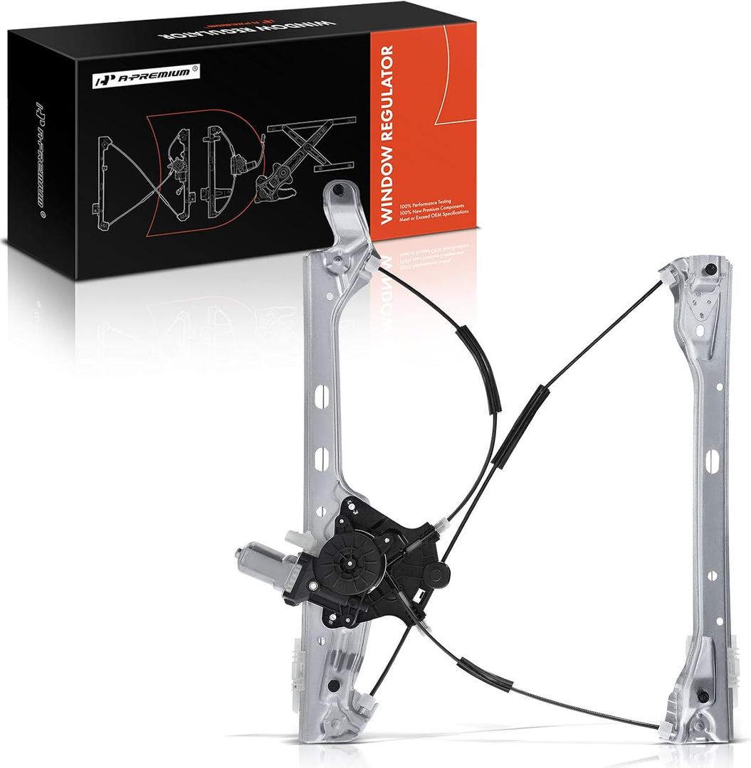 A-Premium Front Driver Side Power Window Regulator with Motor (2-Pin) | for GMC Acadia 2017 2018 2019