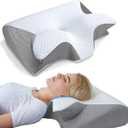 Sleep Apnea Pillow, Relief Technology Pillow, Premium Memory Foam Cervical Pillows for Neck Pain Relief, Neck Support Ergonomic Pillows for Side, Back, Stomach Sleeper